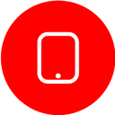 Mobile app development service icon