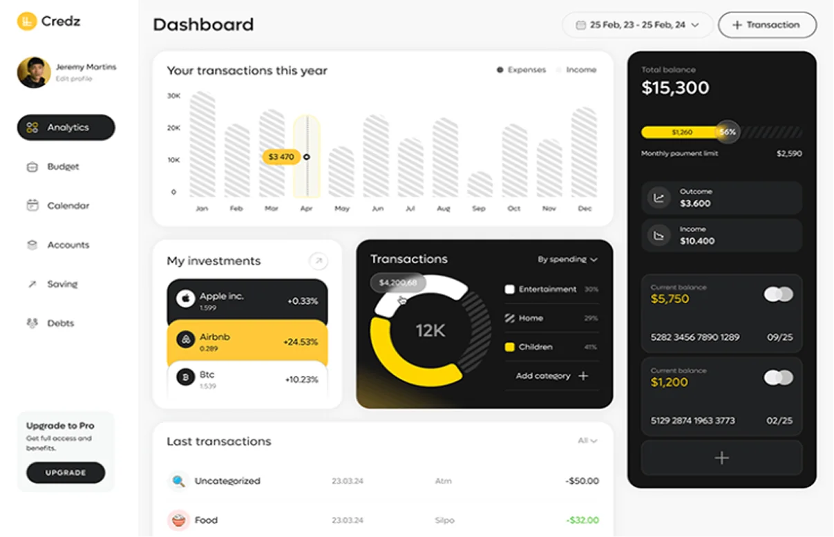 Web app development services interface displaying responsive design elements and user workflow analytic