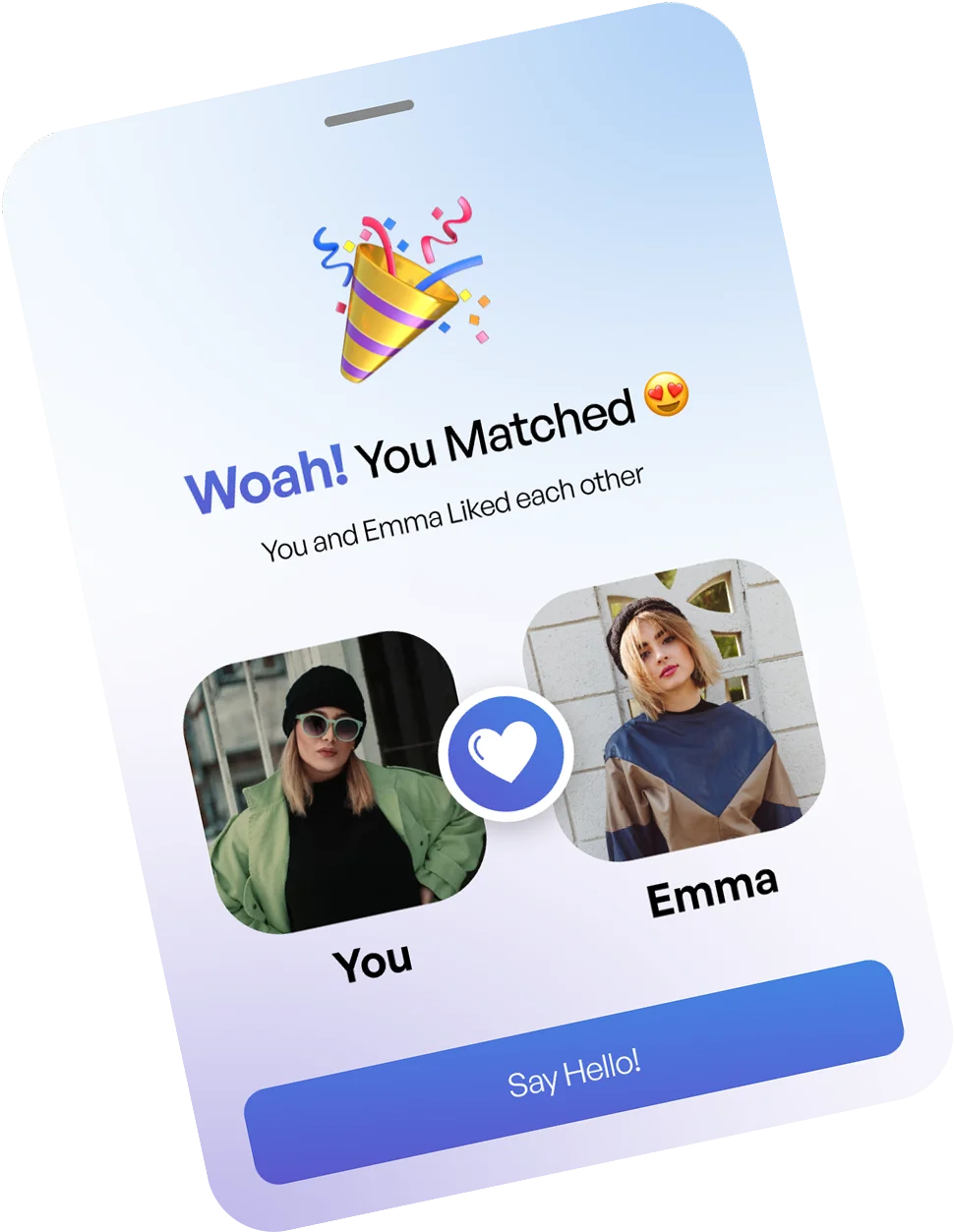 LookalikeMatch profile screen