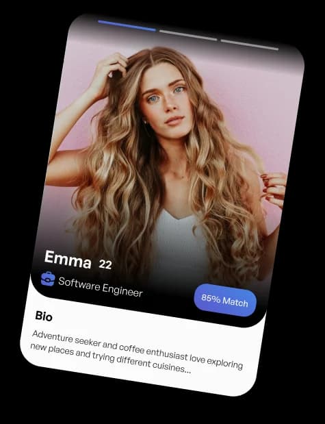 LookAlike Match user profile card