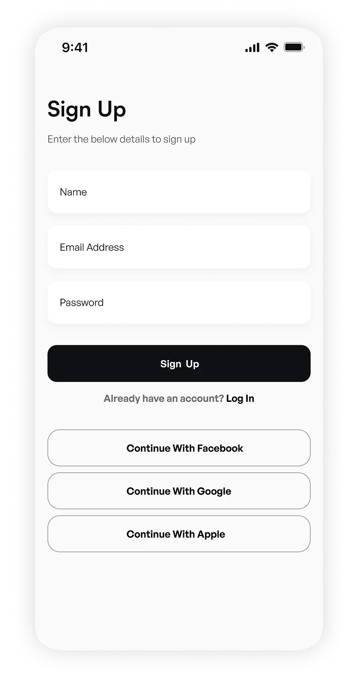 nashville wireframes mockup