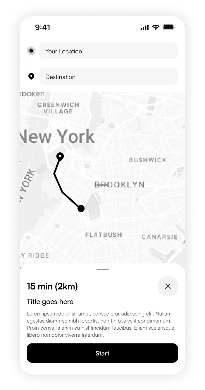 nashville wireframes mockup