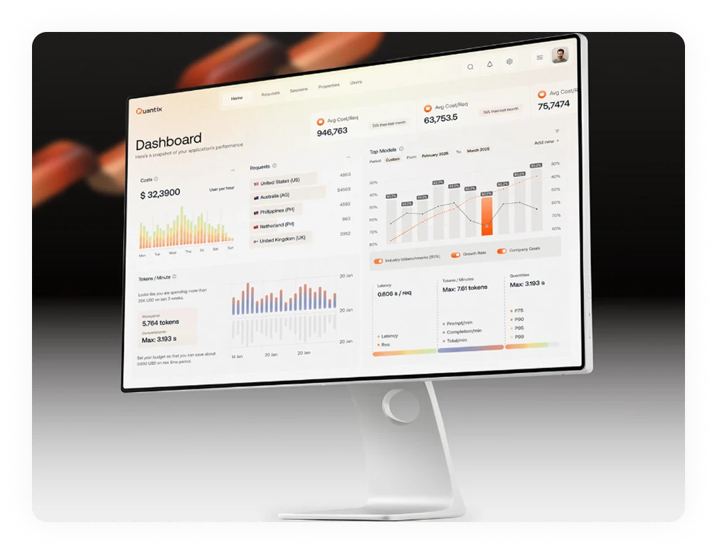 Marketing analytics dashboard displaying campaign performance metrics and sales conversion data visualization.